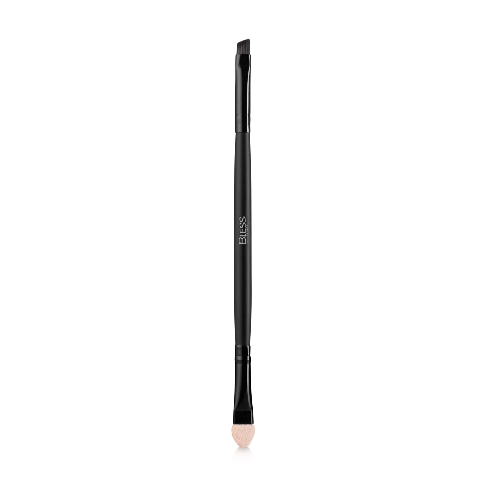 Пензель для тіней та брів Bless Beauty Brush 08 двосторонній